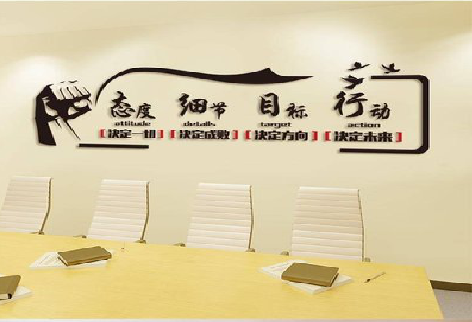 商南企业文化墙主要展示什么？