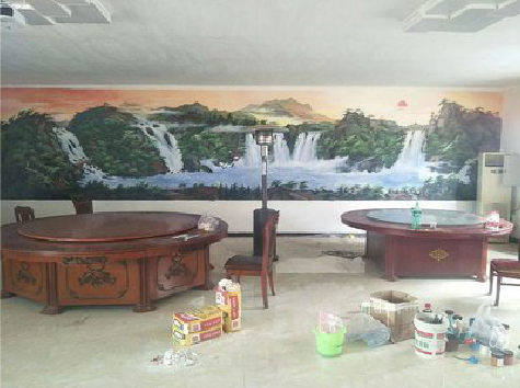 商南墙绘-写实风景