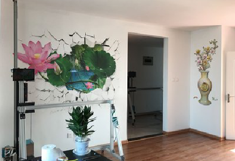 商南墙体彩绘相比墙纸的优势。