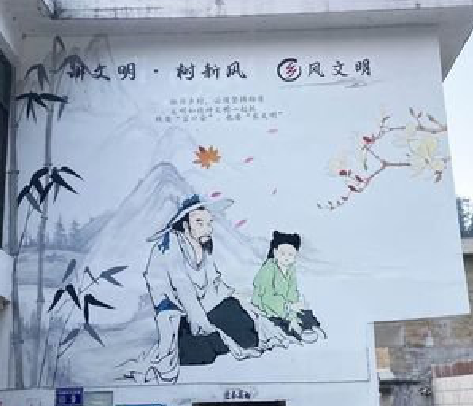 商南分享几个墙绘保养知识。