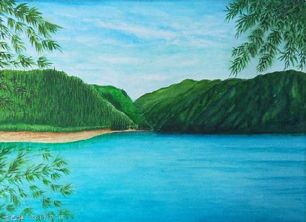 商南在墙绘中，如何绘画绿水青山？