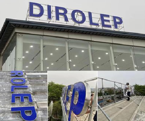 商南楼顶发光字安装的注意事项。